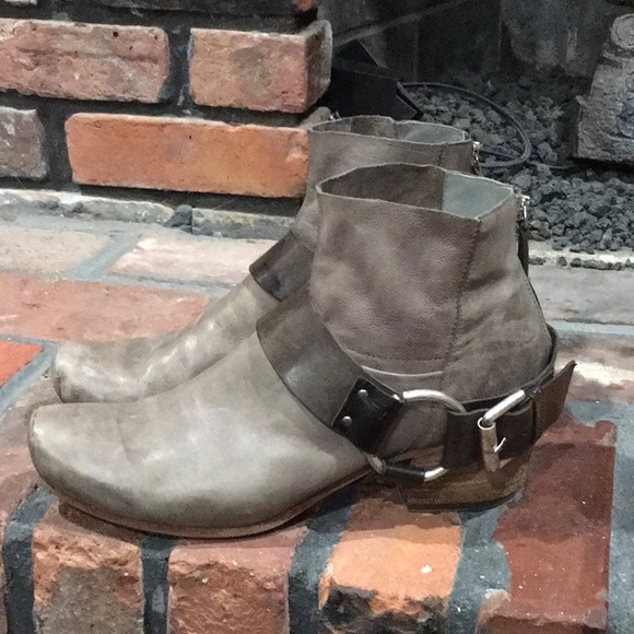 Vic Matie Shoes - Vic Matie Harness Ankle boots light fray size 37